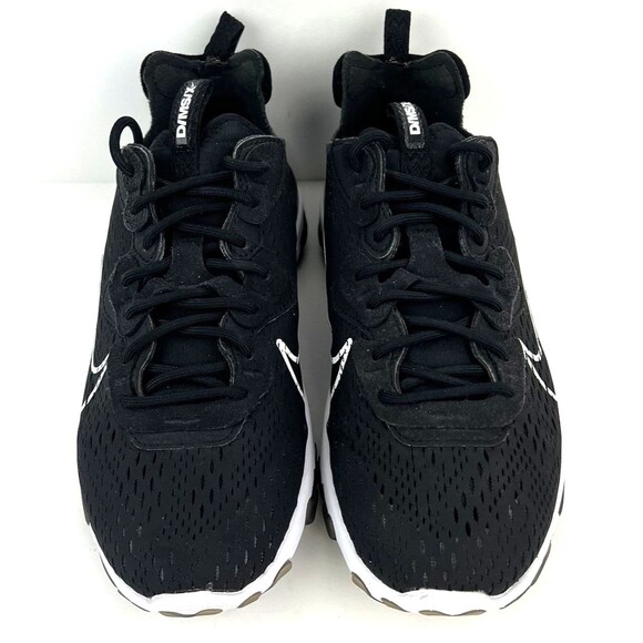 Nike React Vision D/ms/x Black & White Shoes Sneakers Mens Size 7 - Picture 3 of 11